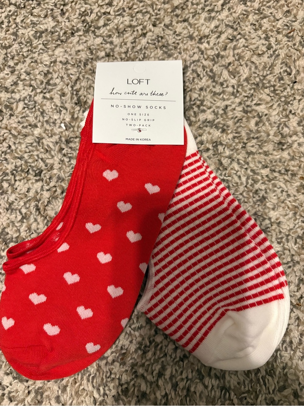 Loft no show socks 2 pack
